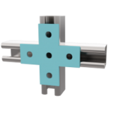 Flat Cross Bracket HDG